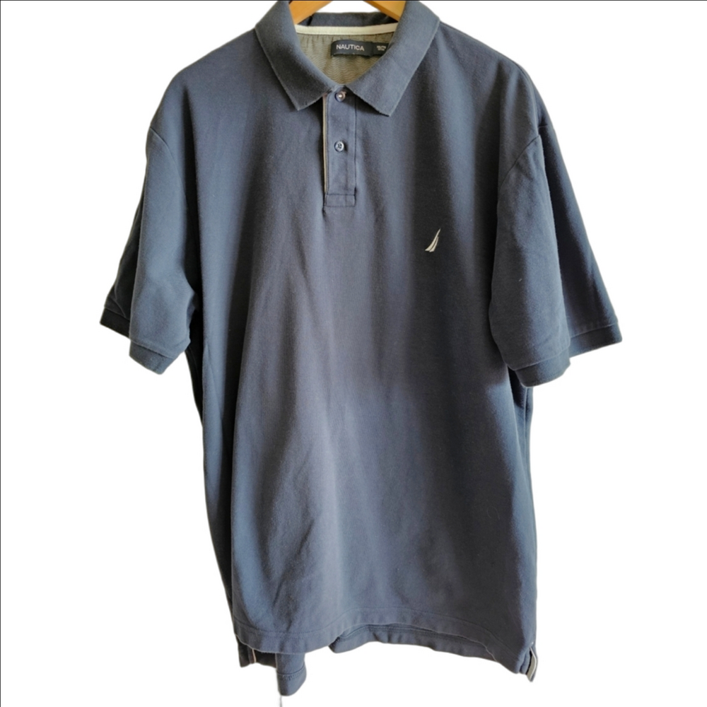 Nautica Mens Classic Fit Interlock Polo T-Shirt